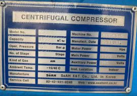 全新積壓。離心式空壓機頭。215立方。壓力0.63MPa